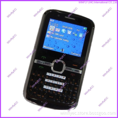 E5 TV mobile phones Quad band Triple Sim Cards 3 SIM Card QWERTY Keyboard TV Cell Phones